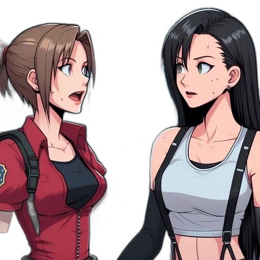 anime, concept art, pixel art, cartoon transparent PNG cut-out