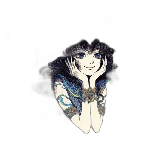 jewelry, staff, dragon, face transparent PNG cut-out