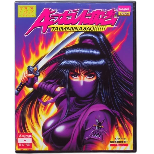 concept art, vaporwave, cyberpunk, fire transparent PNG cut-out