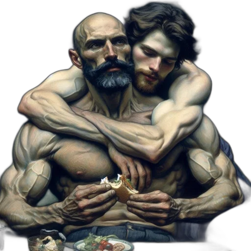 food, concept art, fantasy art, photorealistic transparent PNG cut-out
