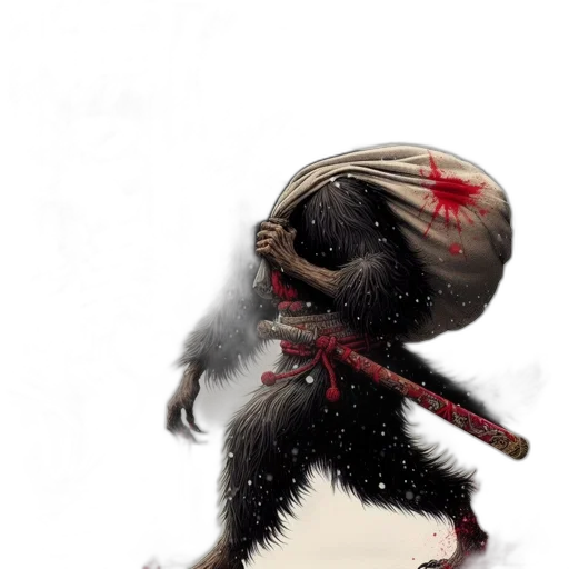 sword, staff, creature, weapon transparent PNG cut-out