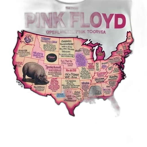 vintage, pink, floyd, tour transparent PNG cut-out