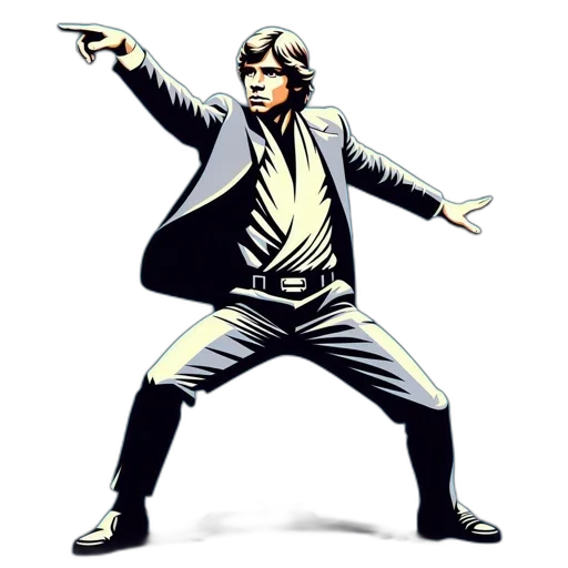 staff, jacket, comic book art, concept art transparent PNG cut-out