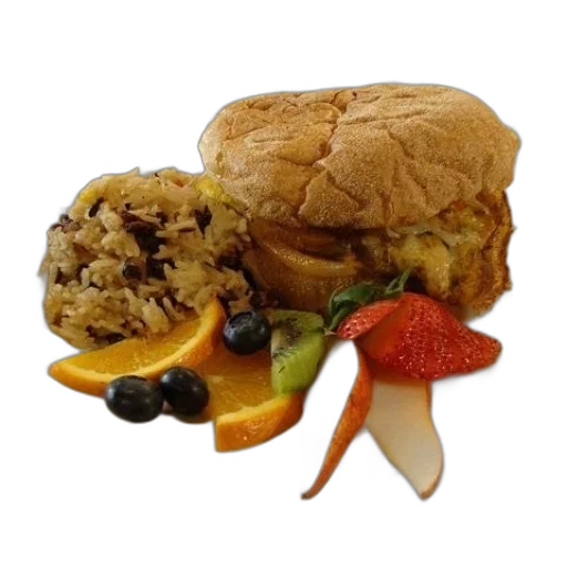 food, plate, sandwich, rice transparent PNG cut-out