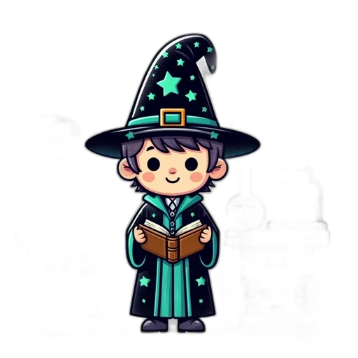staff, hat, fantasy art, concept art transparent PNG cut-out