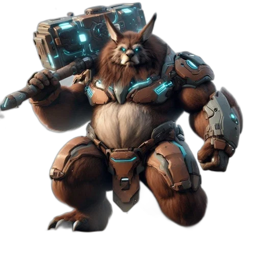 robot, animal, weapon, creature transparent PNG cut-out