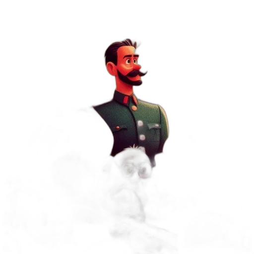 staff, face, robot, jacket transparent PNG cut-out