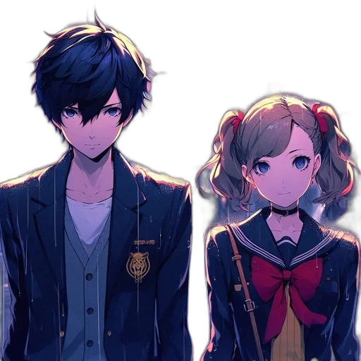 staff, crown, jacket, anime transparent PNG cut-out
