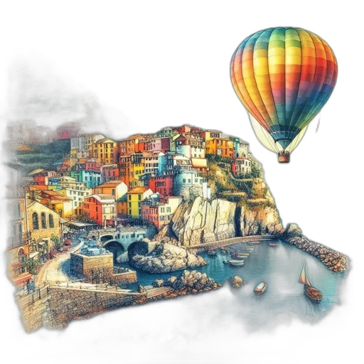 umbrella, photorealistic, concept art, watercolor transparent PNG cut-out