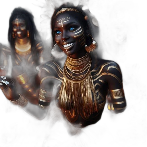 jewelry, mask, face, staff transparent PNG cut-out