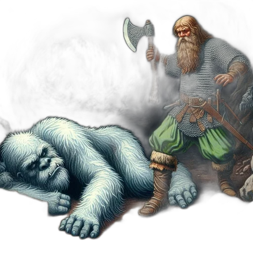 creature, fantasy art, concept art, comic book art transparent PNG cut-out