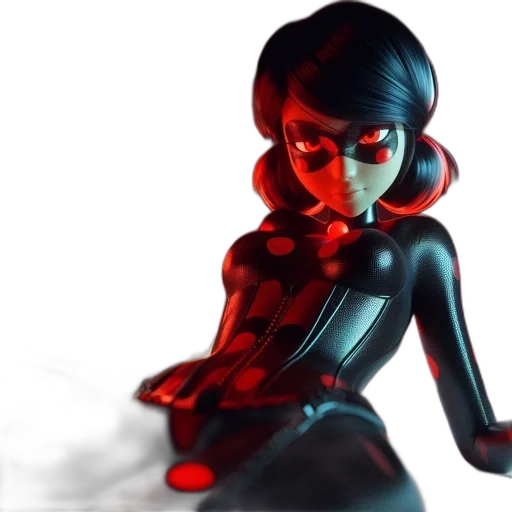 robot, dress, concept art, 3d render transparent PNG cut-out