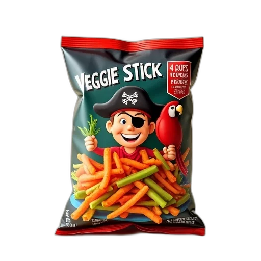 food, 3d render, photorealistic, bag transparent PNG cut-out