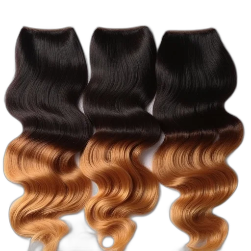 hair, earth tones, ombre, bundles transparent PNG cut-out