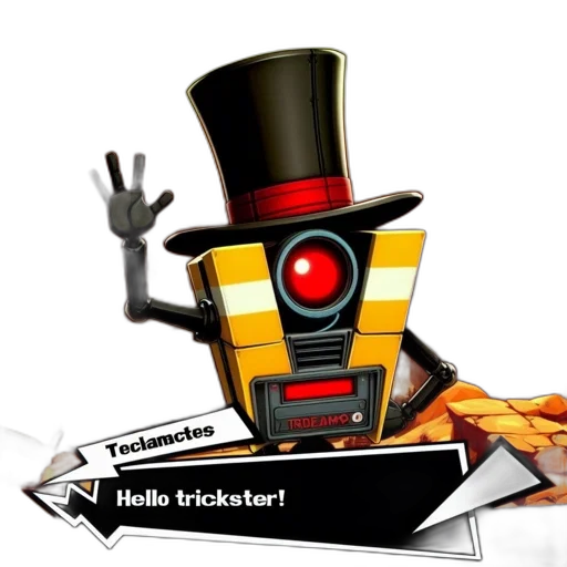 robot, staff, 3d render, concept art transparent PNG cut-out