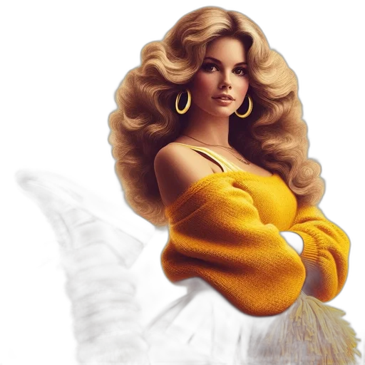 hair, dress, photorealistic, fantasy art transparent PNG cut-out