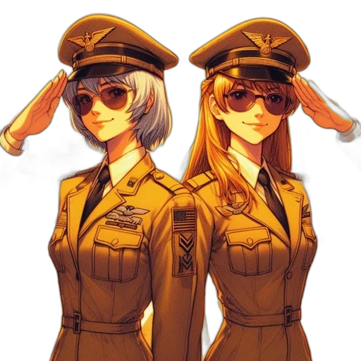 staff, jacket, hat, weapon transparent PNG cut-out