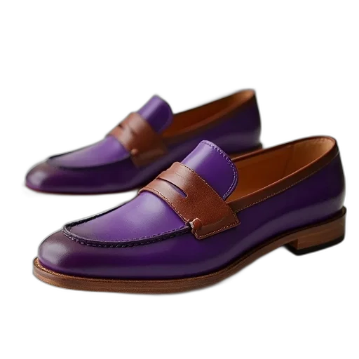 shoes, 3d render, pair, purple transparent PNG cut-out