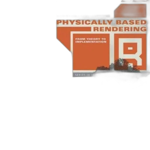 3d render, cover, physically, based transparent PNG cut-out