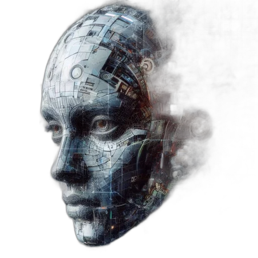 robot, face, mask, concept art transparent PNG cut-out