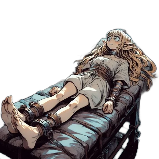 dress, hair, creature, furniture transparent PNG cut-out