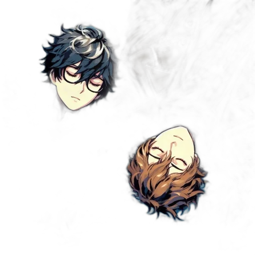 mask, concept art, pixel art, anime transparent PNG cut-out