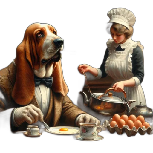 food, photorealistic, concept art, oil painting transparent PNG cut-out