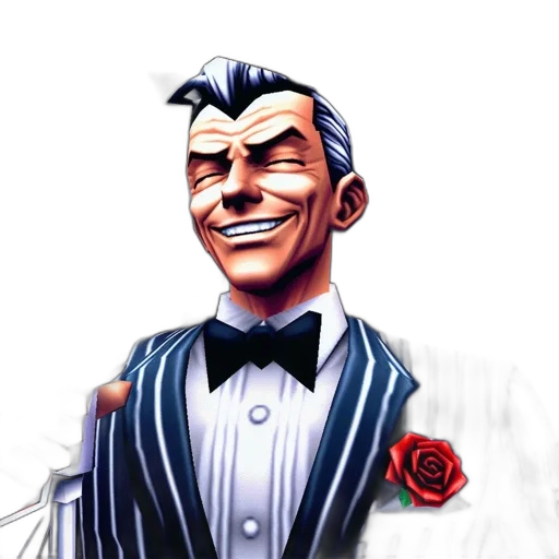face, staff, jacket, comic book art transparent PNG cut-out