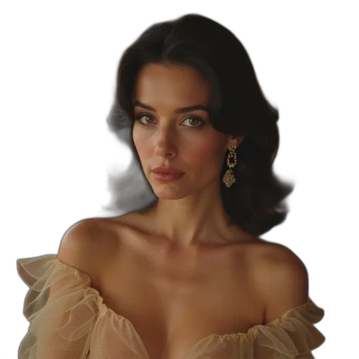 jewelry, dress, crown, face transparent PNG cut-out