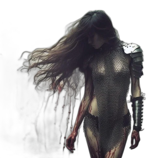 dress, robot, sword, weapon transparent PNG cut-out