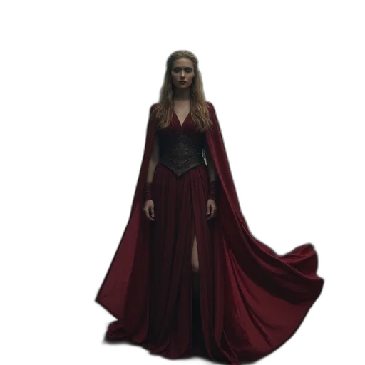 dress, concept art, fantasy art, 3d render transparent PNG cut-out