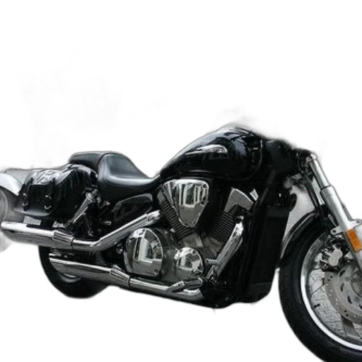 weapon, photorealistic, 3d render, motorcycle transparent PNG cut-out