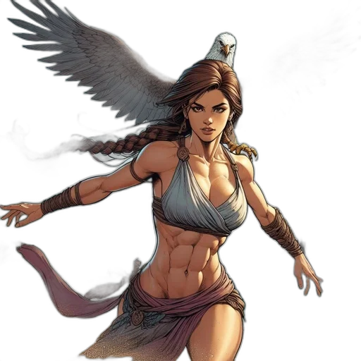 fantasy art, concept art, comic book art, pixel art transparent PNG cut-out