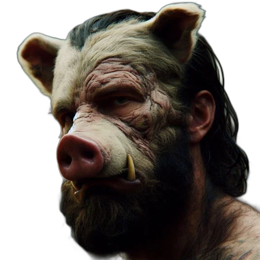 animal, mask, face, creature transparent PNG cut-out