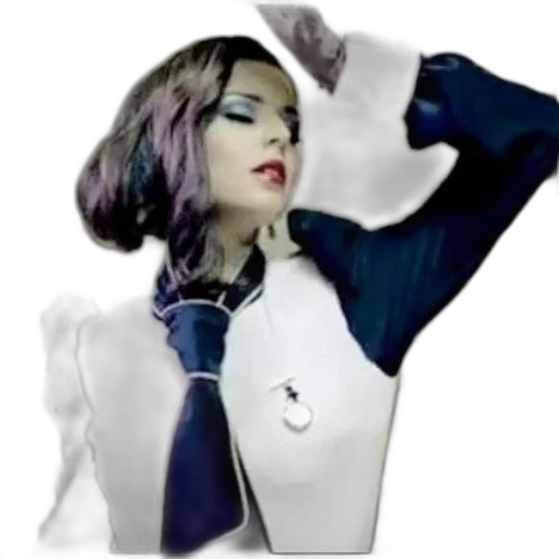 jacket, dress, robot, photorealistic transparent PNG cut-out