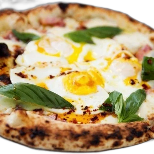 food, photorealistic, close-up, pizza transparent PNG cut-out