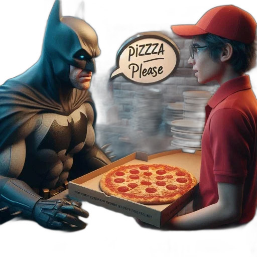 food, comic book art, concept art, photorealistic transparent PNG cut-out