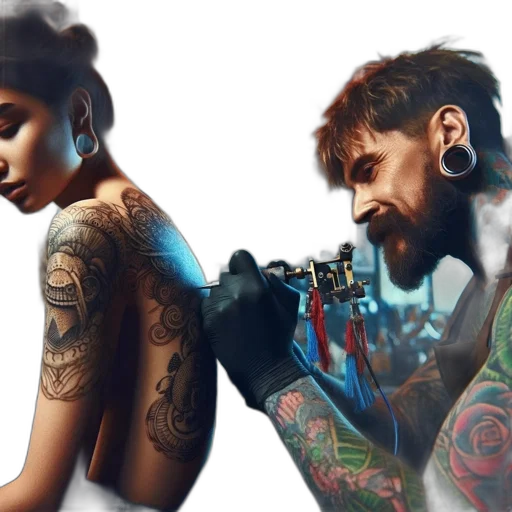 jewelry, concept art, cyberpunk, photorealistic transparent PNG cut-out
