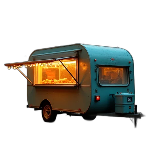 food, car, 3d render, concept art transparent PNG cut-out
