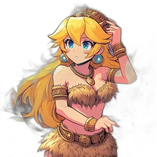 dress, staff, crown, dragon transparent PNG cut-out