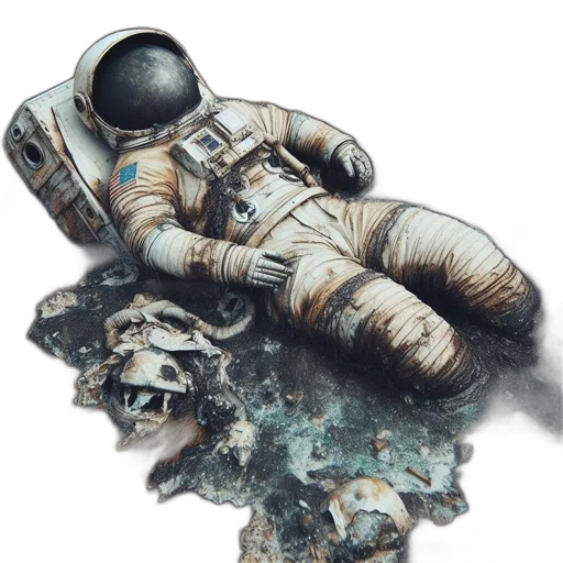 jacket, robot, weapon, mask transparent PNG cut-out
