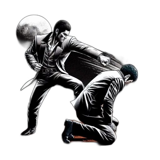 weapon, jacket, comic book art, concept art transparent PNG cut-out