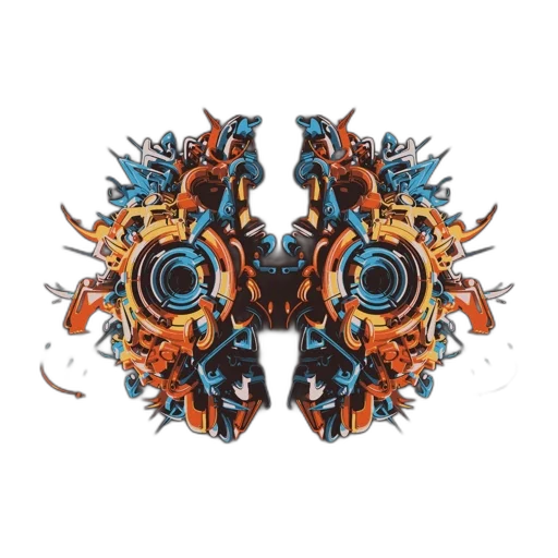 mask, face, dragon, jewelry transparent PNG cut-out