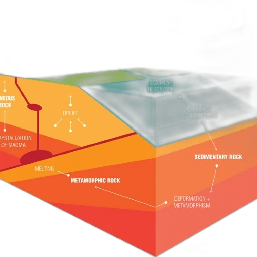 rock, cycle, infographic, illustrates transparent PNG cut-out