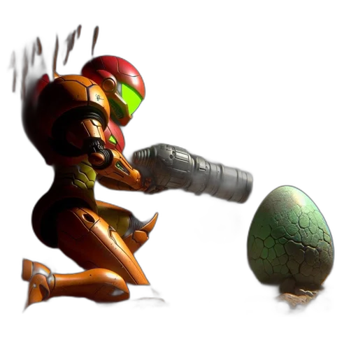 robot, weapon, staff, creature transparent PNG cut-out