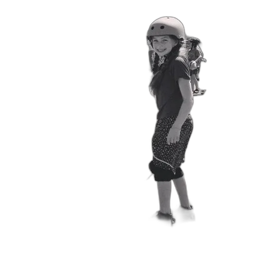 robot, dress, weapon, staff transparent PNG cut-out