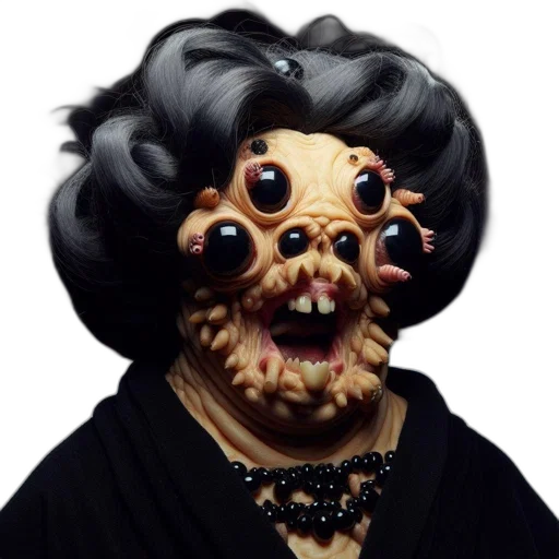 mask, creature, face, dress transparent PNG cut-out