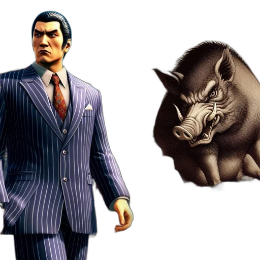 animal, concept art, 3d render, comic book art transparent PNG cut-out