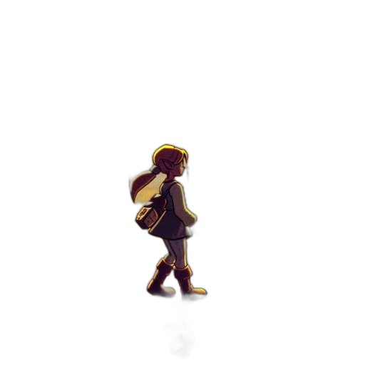 robot, staff, jacket, hat transparent PNG cut-out