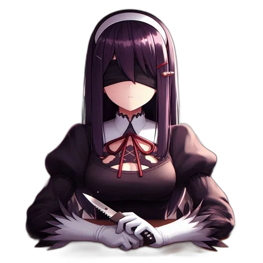 mask, creature, staff, face transparent PNG cut-out